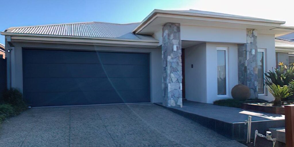 The panel garage door